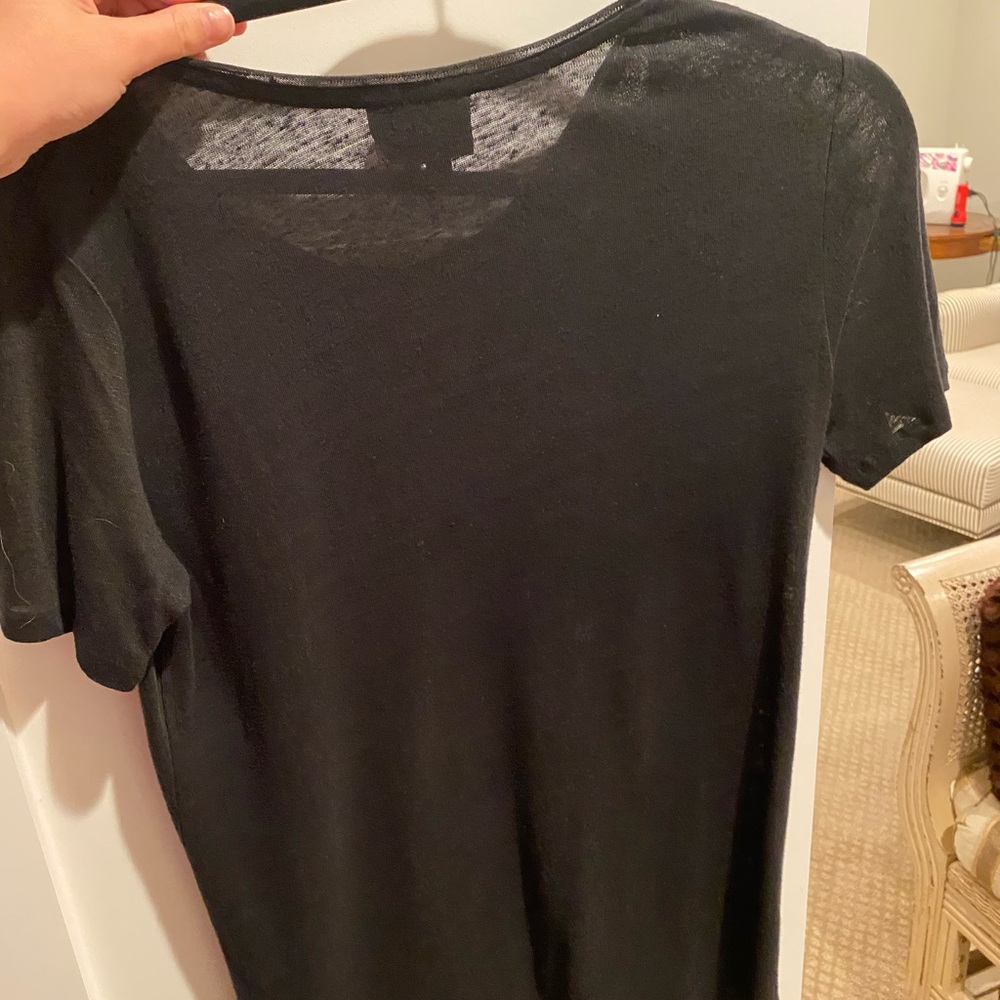 Paige Rosie HW Linen Cassandra tee size medium - Picture 3 of 8
